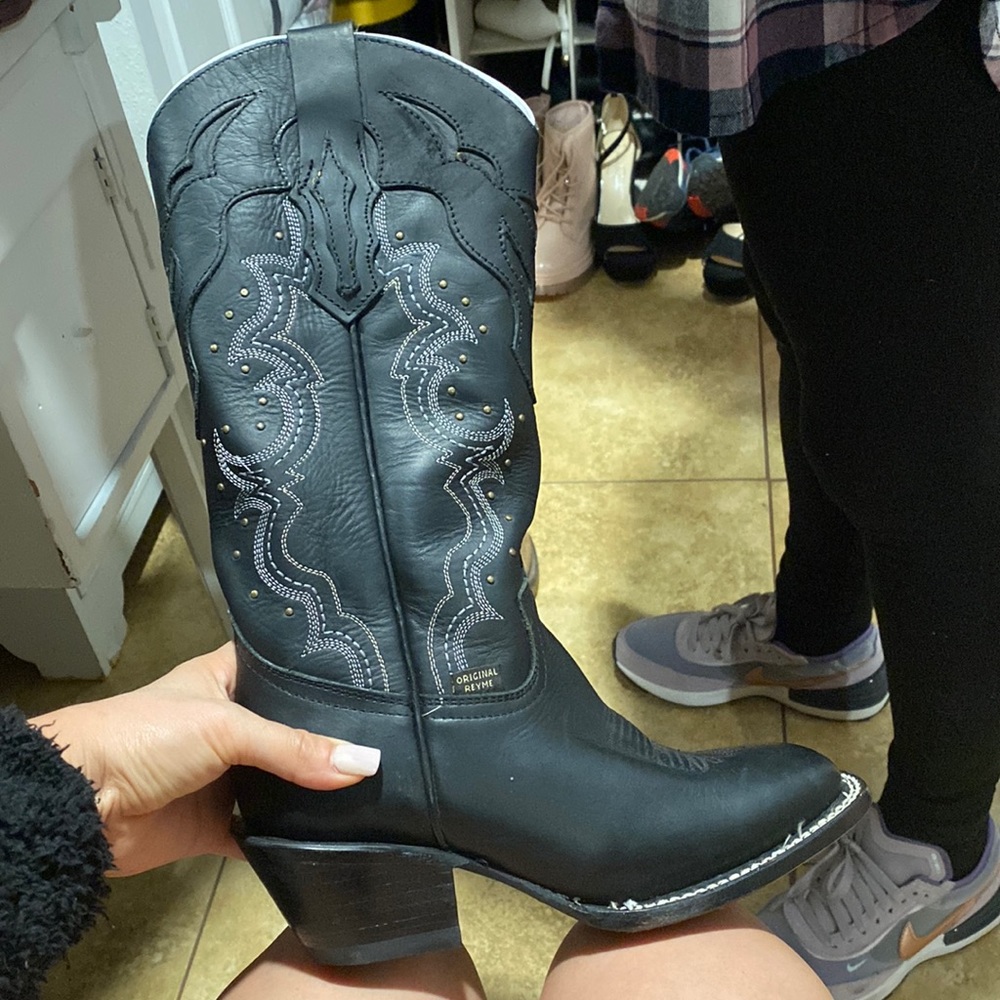 Reyme Western square toe boots